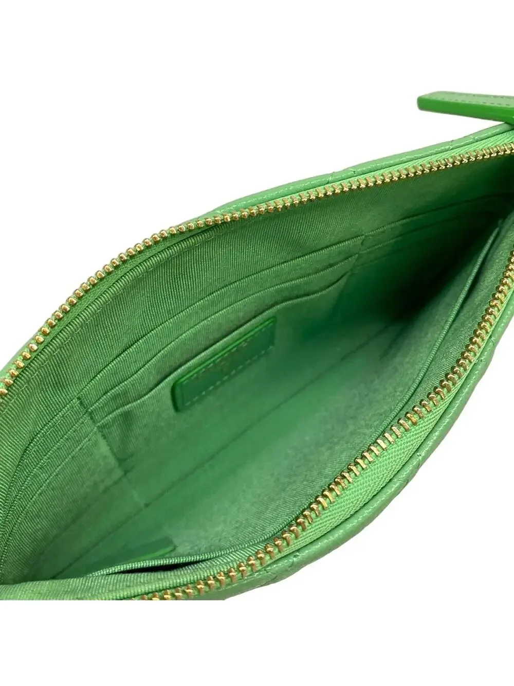 Chanel Matelasse Light Green Calfskin #304190C97B